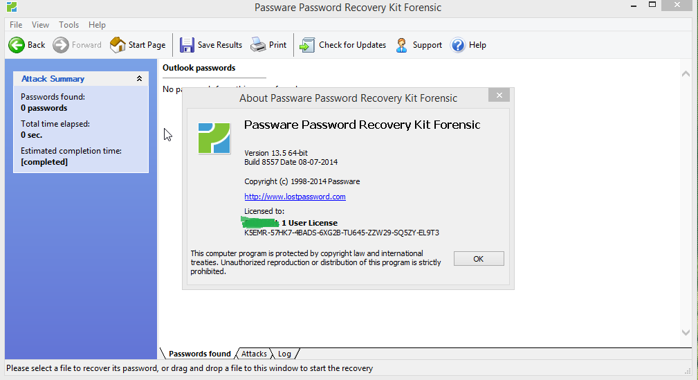 passware password recovery kit forensic
